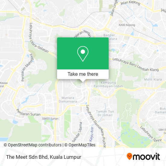 The Meet Sdn Bhd map