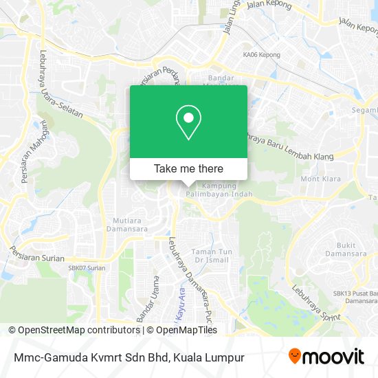 Peta Mmc-Gamuda Kvmrt Sdn Bhd