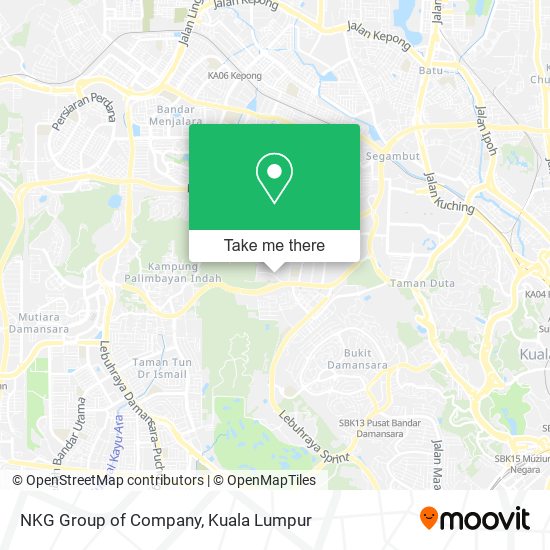 NKG Group of Company map