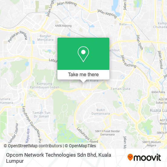 Opcom Network Technologies Sdn Bhd map