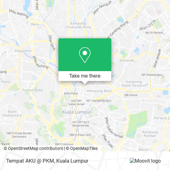 Peta Tempat AKU @ PKM