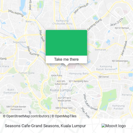 Seasons Cafe-Grand Seasons map
