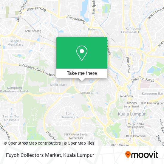 Fuyoh Collectors Market map