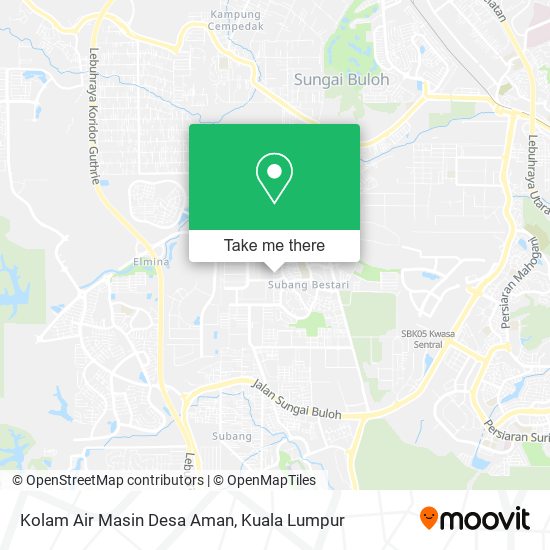 Kolam Air Masin Desa Aman map