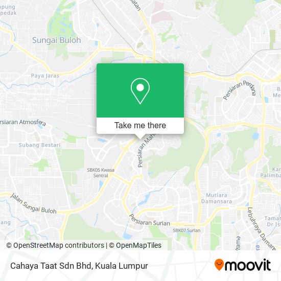 Cahaya Taat Sdn Bhd map