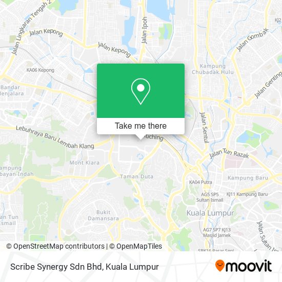 Scribe Synergy Sdn Bhd map