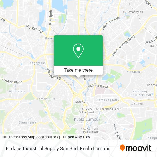 Firdaus Industrial Supply Sdn Bhd map