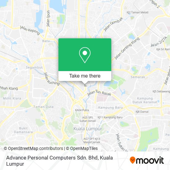 Advance Personal Computers Sdn. Bhd map