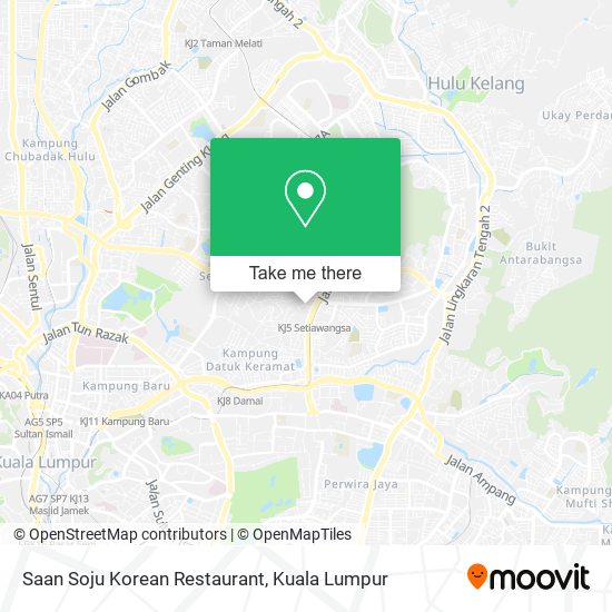 Saan Soju Korean Restaurant map