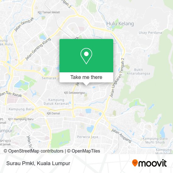 Surau Pmkl map