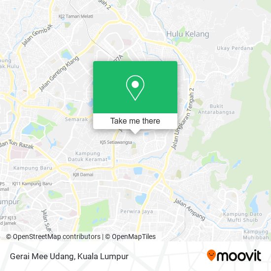 Peta Gerai Mee Udang