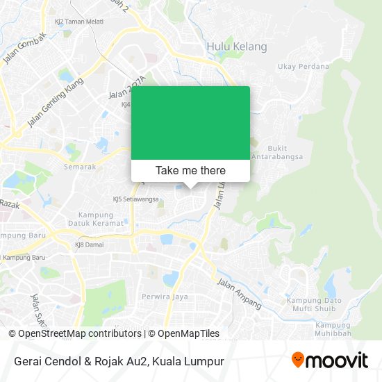 Peta Gerai Cendol & Rojak Au2