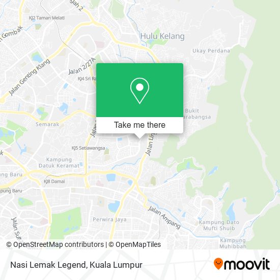 Nasi Lemak Legend map