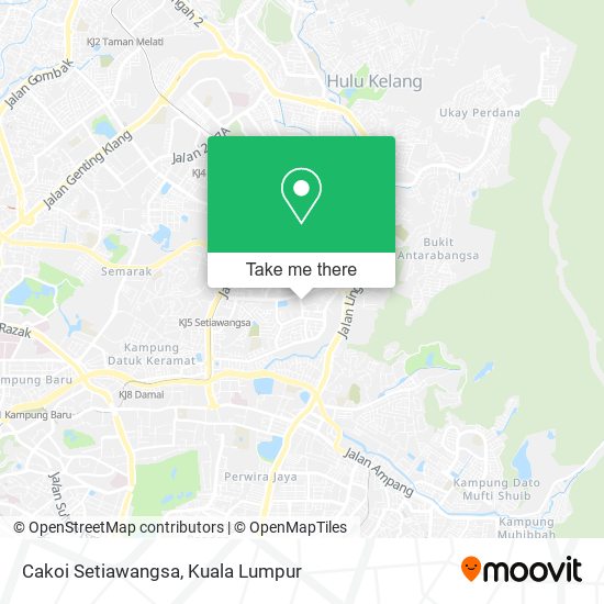 Cakoi Setiawangsa map