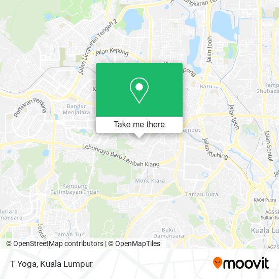 T Yoga map