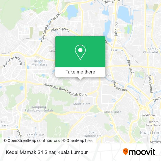 Kedai Mamak Sri Sinar map