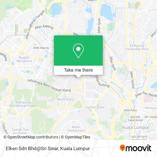 Elken Sdn Bhd@Sri Sinar map