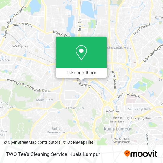 TWO Tee's Cleaning Service map