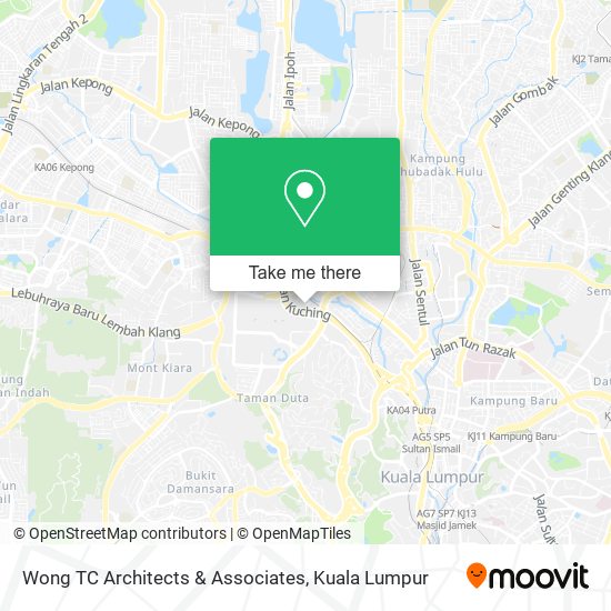 Wong TC Architects & Associates map