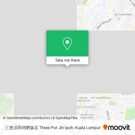 三煲活田鸡粥饭店 Three Pot Jln Ipoh map