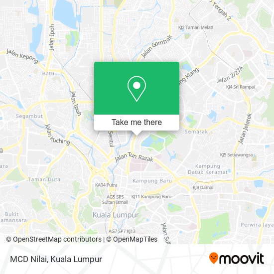 MCD Nilai map