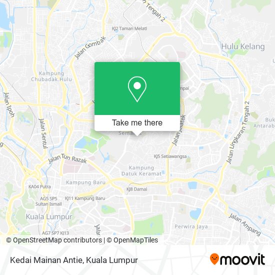 Kedai Mainan Antie map