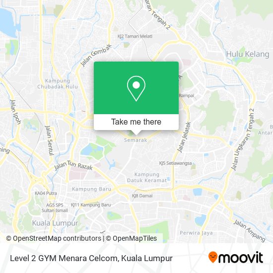 Peta Level 2 GYM Menara Celcom