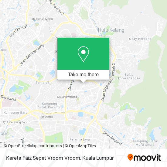 Kereta Faiz Sepet Vroom Vroom map