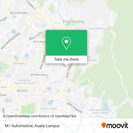 M.I Automotive map