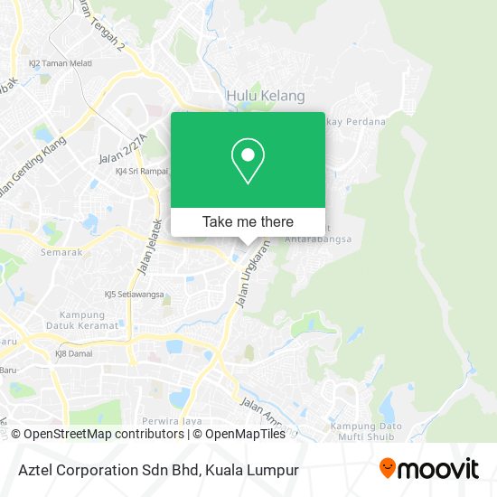 Aztel Corporation Sdn Bhd map