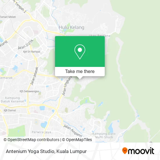 Antenium Yoga Studio map