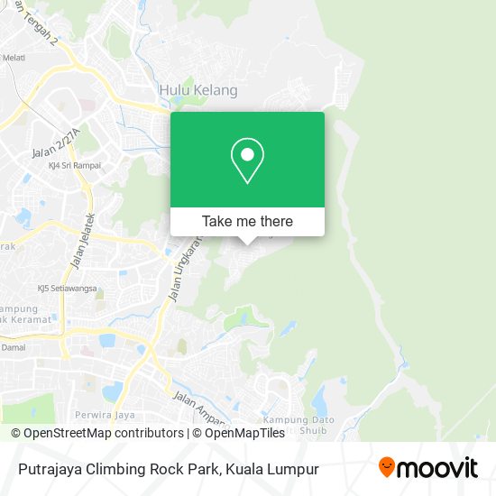 Putrajaya Climbing Rock Park map