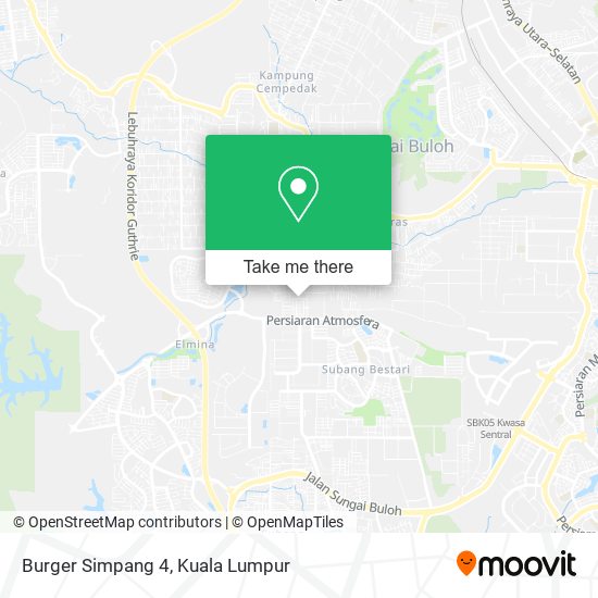 Peta Burger Simpang 4