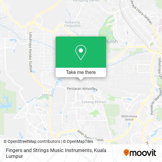 Fingers and Strings Music Instruments map
