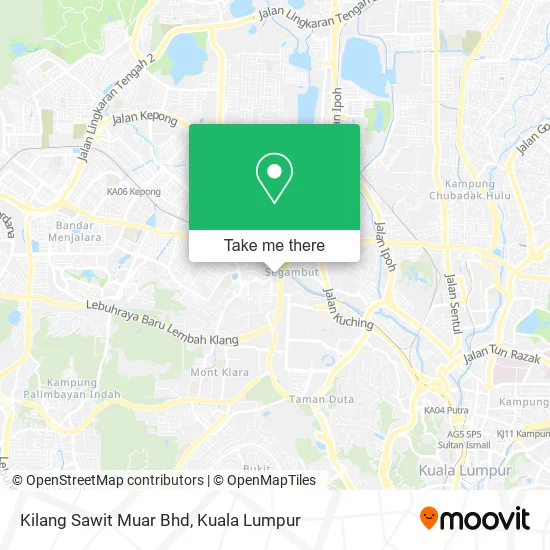 Peta Kilang Sawit Muar Bhd