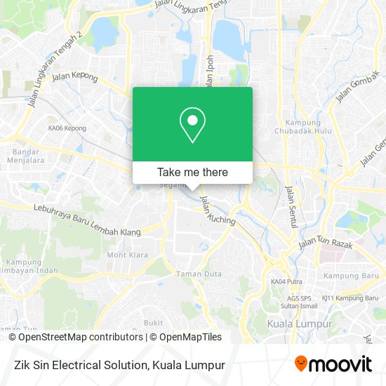 Zik Sin Electrical Solution map