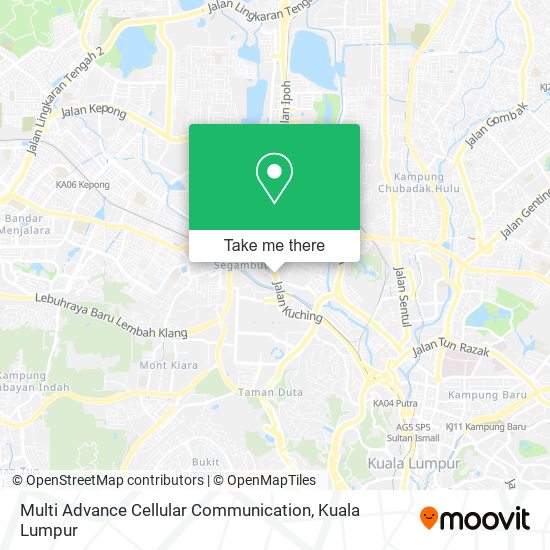 Multi Advance Cellular Communication map