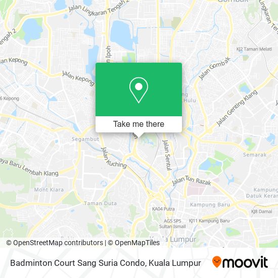 Badminton Court Sang Suria Condo map