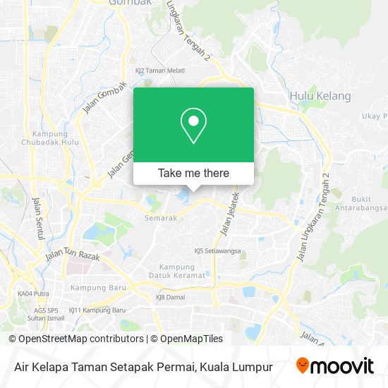 Air Kelapa Taman Setapak Permai map