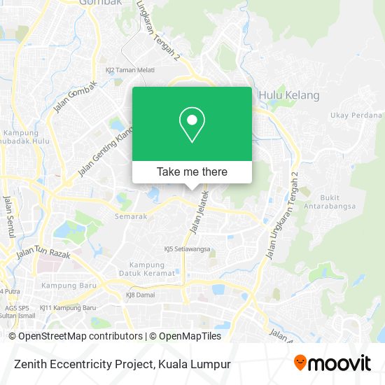 Zenith Eccentricity Project map