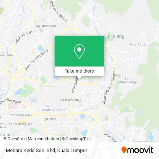 Peta Menara Keris Sdn. Bhd