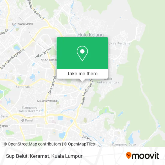 Sup Belut, Keramat map