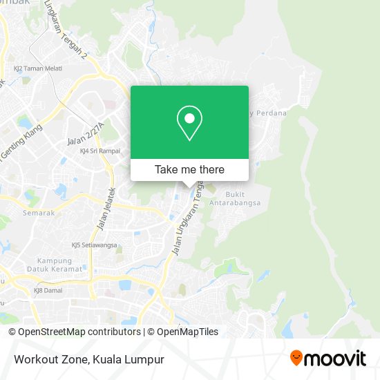 Workout Zone map