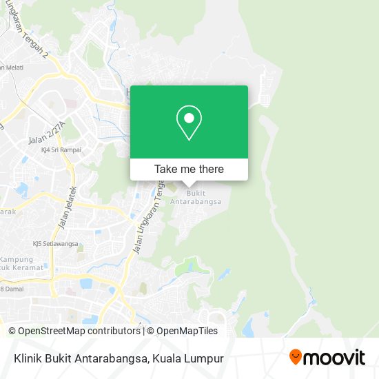 Peta Klinik Bukit Antarabangsa