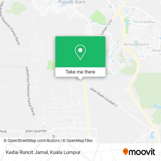 Peta Kedai Runcit Jamal