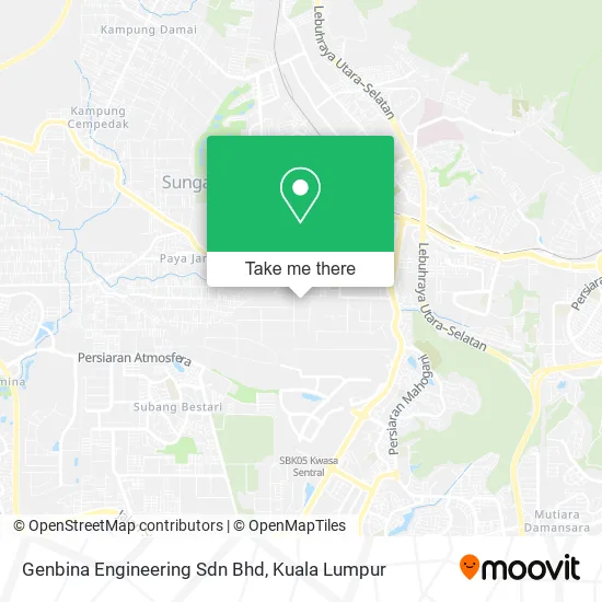 Genbina Engineering Sdn Bhd map