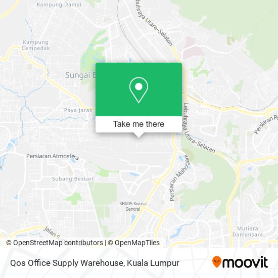 Qos Office Supply Warehouse map