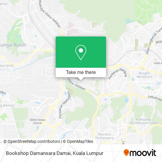 Bookshop Damansara Damai map