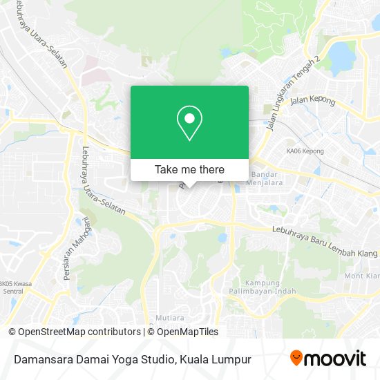 Damansara Damai Yoga Studio map
