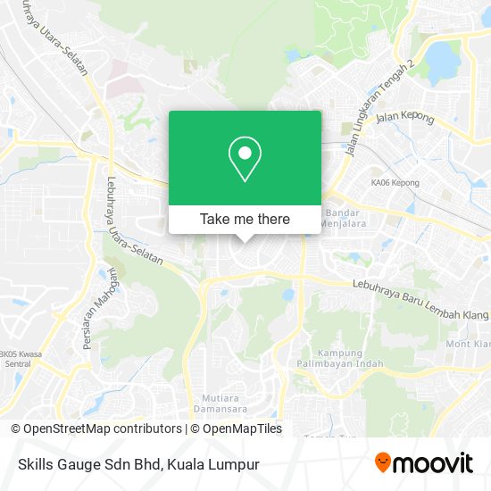 Skills Gauge Sdn Bhd map